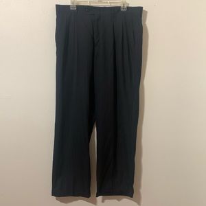 Hagger Mens Pin Strip Black Suit Pants. Size 36x30 Used